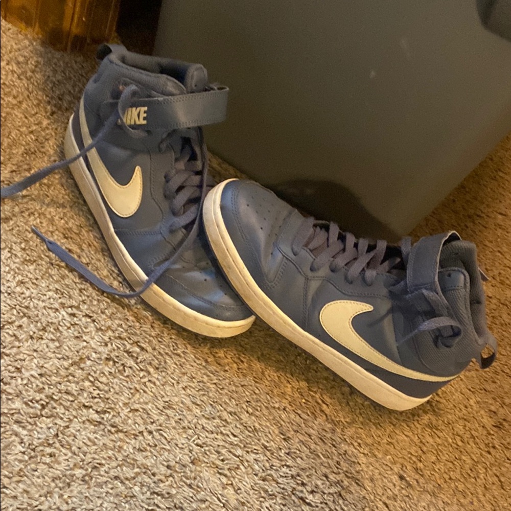 Nike Blue High-Top Sneakers